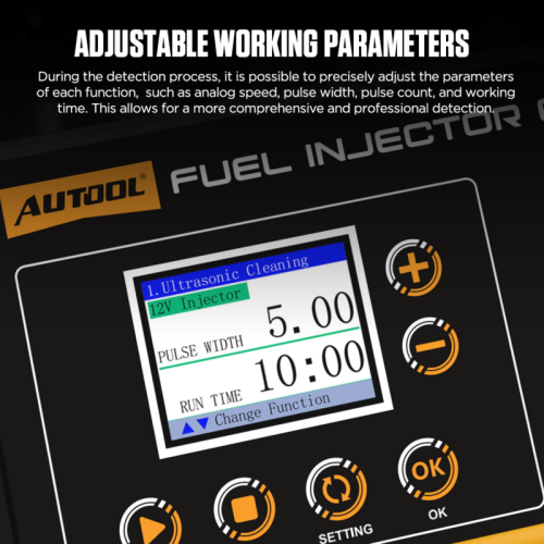 AUTOOL CT500 - Industriell GDI/EFI/FSI-injektortvätt och testare