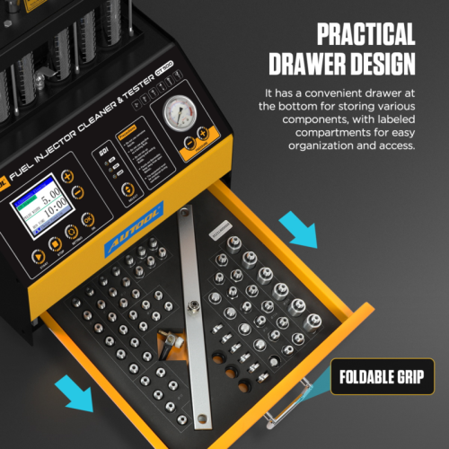 AUTOOL CT500 - Industriell GDI/EFI/FSI-injektortvätt och testare