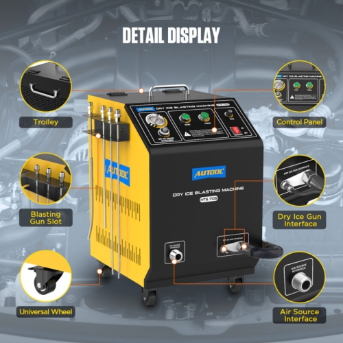 AUTOOL HTS705 Torrisblästringsmaskin