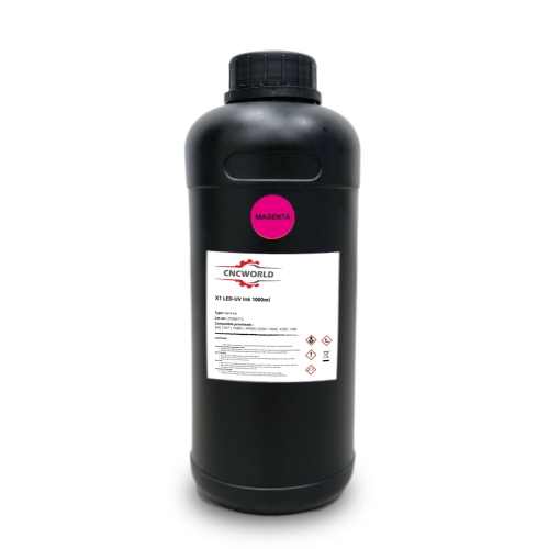 UV-bläck 1000ml x 1 - Magenta/Röd