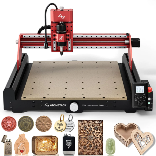 Atomstack C4 Pro CNC-fräsmaskin + tillbehör
