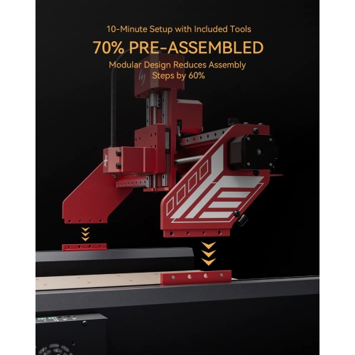 Atomstack C4 Pro CNC-fräsmaskin + tillbehör