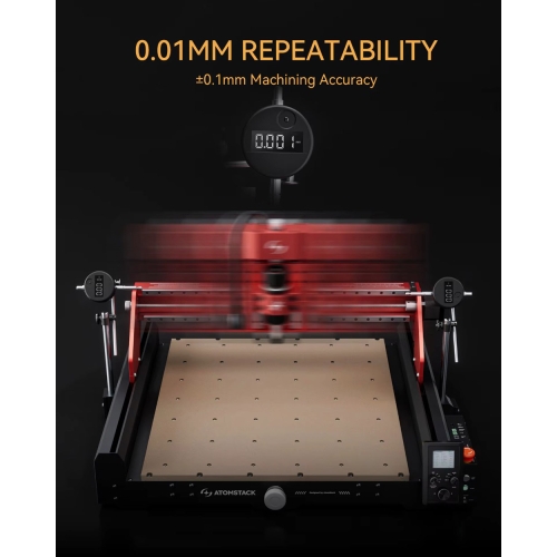 Atomstack C4 Pro CNC-fräsmaskin + tillbehör