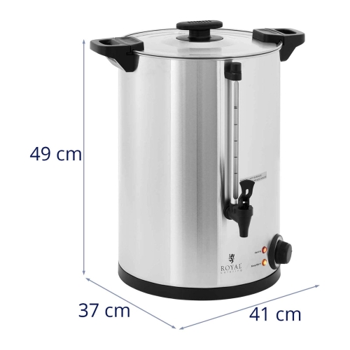 Vattenkokare - 16,5L - 2500W - Rostfritt stål