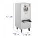 Glassmaskin - 1500 W - 15-22,5 l/h - 1 smak - med hjul