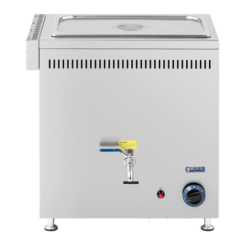 Gas vattenbad - 3300W - 1 GN - 0,02 bar - G20