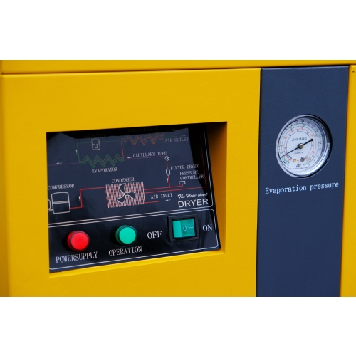 3-i-1 skruvkompressor 15 kW | 2300 l/min | 500 l tank och avfuktare