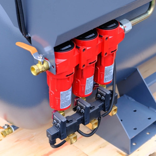 3-i-1 skruvkompressor 15 kW | 2300 l/min | 500 l tank och avfuktare