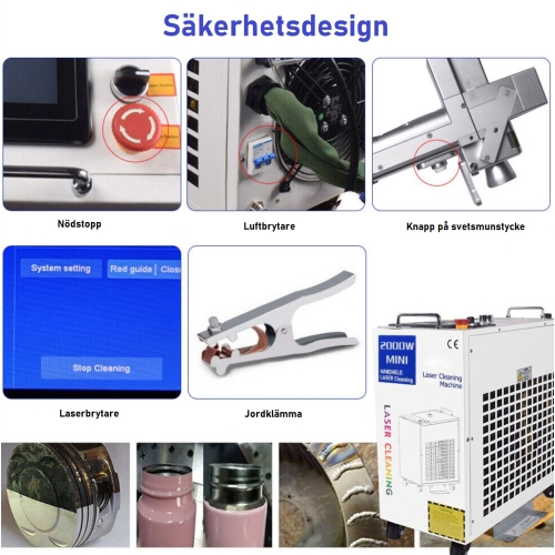 FIBERLASERRENGÖRING 1500W M2 + TILLBEHÖR