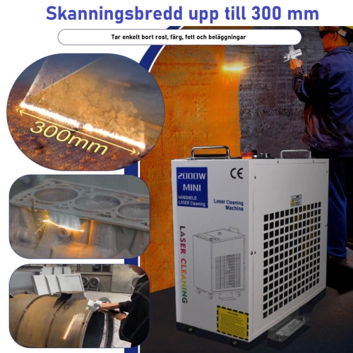 FIBERLASERRENGÖRING 1500W M2 + TILLBEHÖR