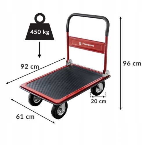 Vagn för transport och förvaring max 450kg