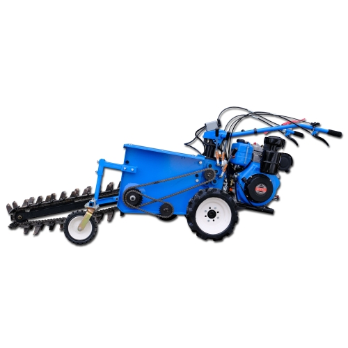 ST80 Självgående bensindriven grävmaskin | 15 hk | Grävningskapacitet 80 cm | 17 cm bred