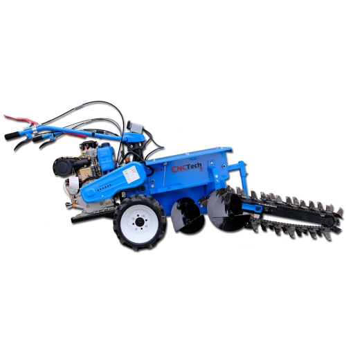 ST80 Självgående bensindriven grävmaskin | 15 hk | Grävningskapacitet 80 cm | 17 cm bred