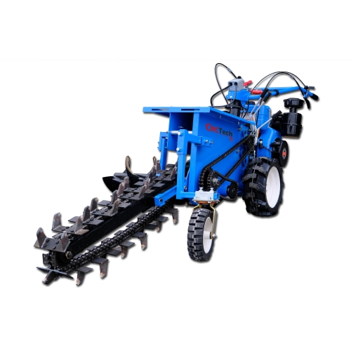 ST80 Självgående bensindriven grävmaskin | 15 hk | Grävningskapacitet 80 cm | 17 cm bred