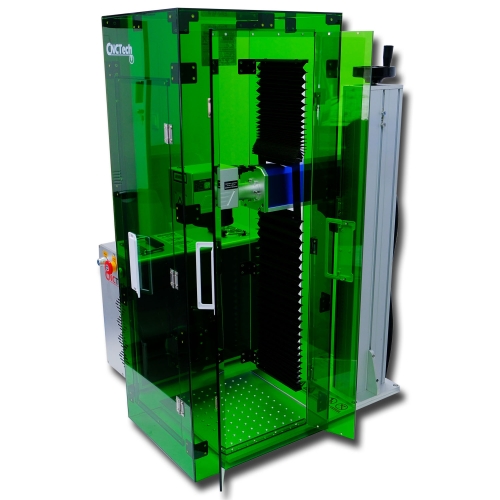 Skyddshölje med RX-1-extraktor för fiberlasrar