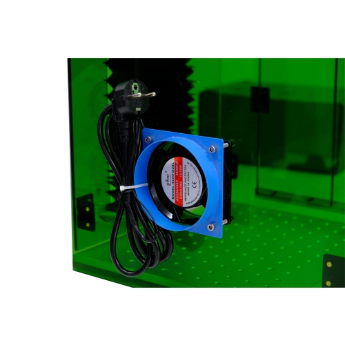 Skyddshölje med RX-1-extraktor för fiberlasrar