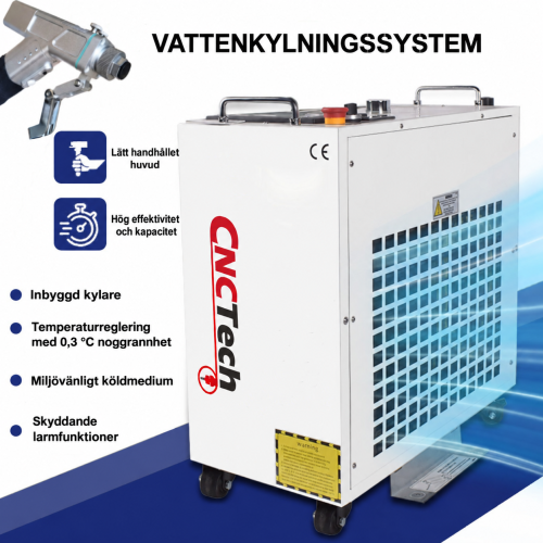 LASERRENGÖRARE och LASERSVETS 3-i-1 FIBER 1500W V3 + TILLBEHÖR