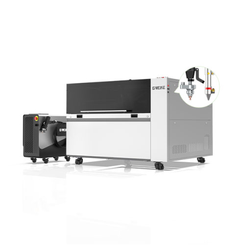 GWEIKE M3 PRO — FIBER-källa och bord med CO₂-laser