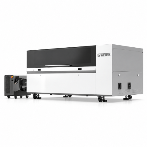 GWEIKE M3 ULTRA — komplett maskin och FIBER-källa mot vit bakgrund